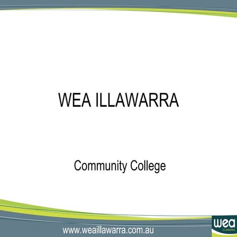 Roz Pocius - WEA Illawarra - Skilled Migrant Recruitment Program