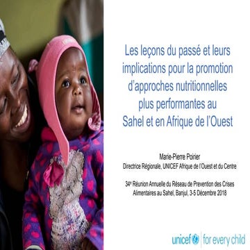 UNICEF : leçons du passé et leurs implications pour la promotion d’approches ...