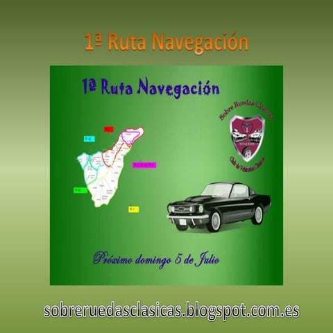 1ª ruta navegación