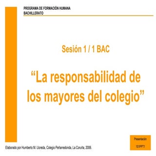 La responsabilidad de los mayores d...