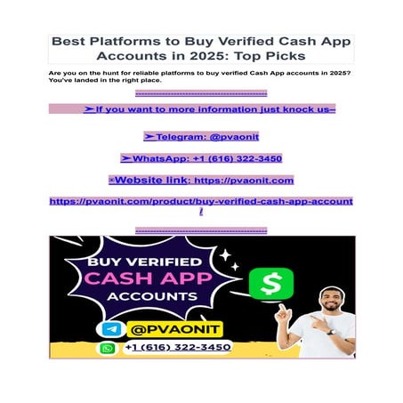 #1 Safe and Secure Verified Cash App Accounts for Purchase.pdf