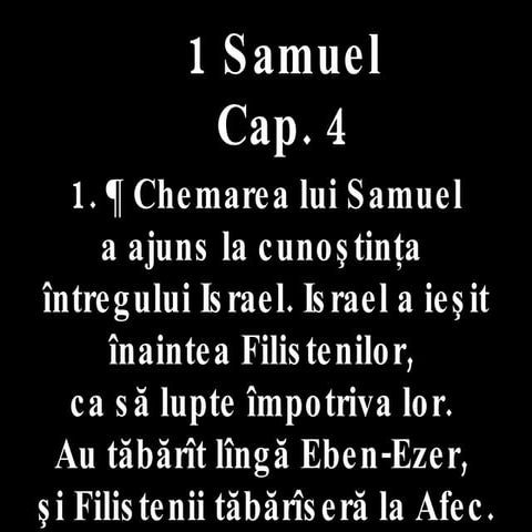 1 Sam 04