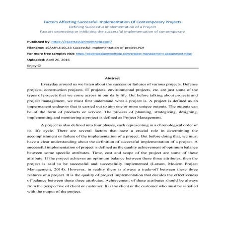 A New Framework For Determining Critical Success Failure Factors In ...