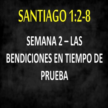 2. Santiago 1.2-8