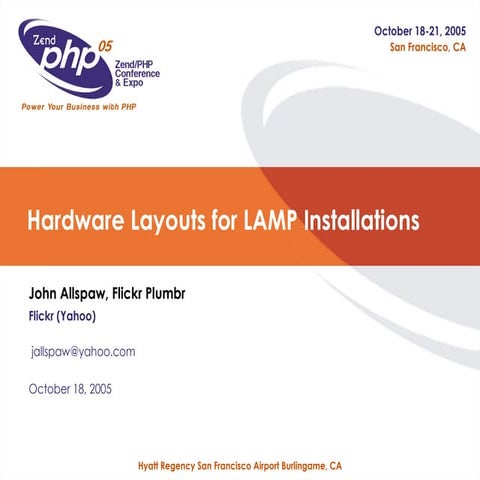 	
1.	
Scaling PHP/MySQL...Presentation from Flickr