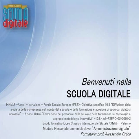 1 scuola digitale