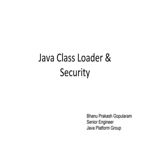 Java Class Loader | PPT