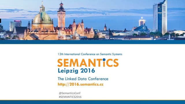 Opening Semantics 2016