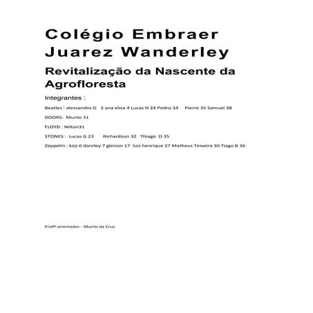 1 serie   revitalização nascente