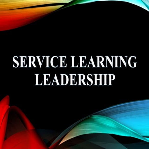 1 service learning leadership