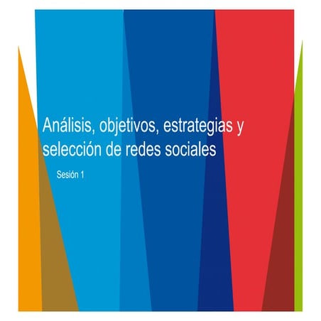 Estrategias de marketing en redes sociales - Sesión 1