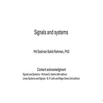 Solution Manual Engineering Signals and Systems by Ulaby & Yagle | PDF