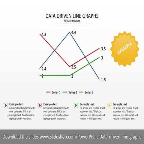 Data Driven Line Graphs
