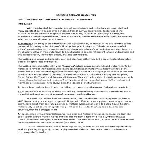 SOCSCI ARTS AND HUMANITIES