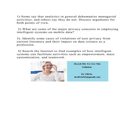 1) Some say that analytics in general dehumanize managerial activiti.docx