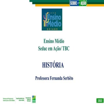 Semana 01 - HISTÓRIA -  1ª Série - Identidade Cultural 