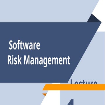 Comprehensive Software Risk Management: Principles, Practices, and ...