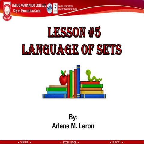 Language of Sets
