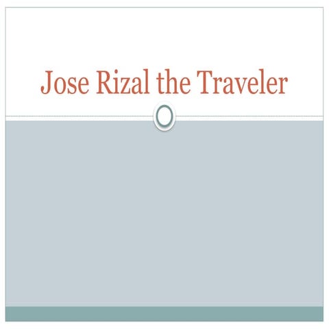 Rizal’s Travel in Europe.pptx