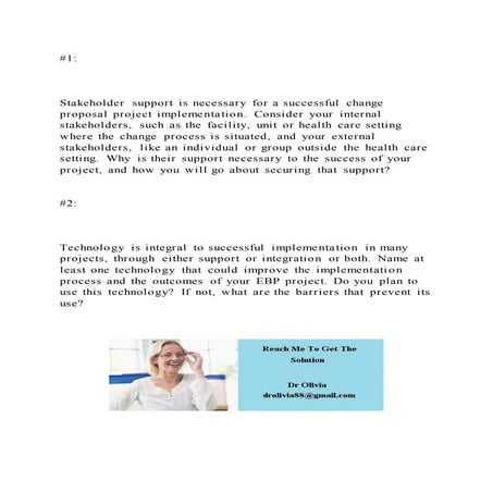 #1Stakeholder support is necessary for a successful change | DOCX