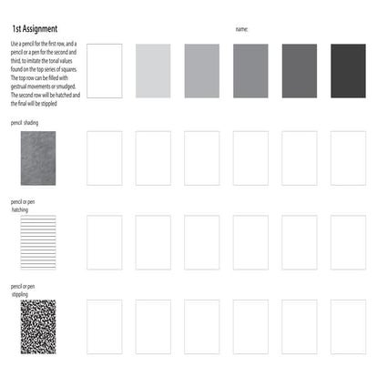 First Hatching Assignment Showing Different LineWeights | PDF