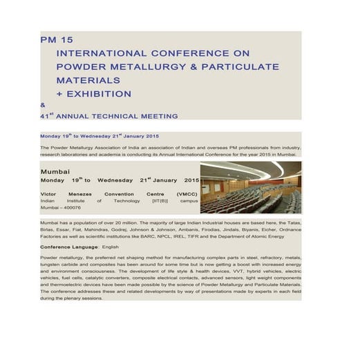 PM 24: TENTATIVE TECHNICAL PROGRAM STRUCTURE | PDF