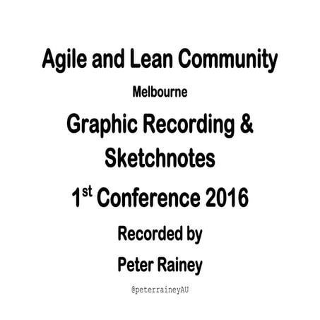 1st Conference Graphic Sketchnotes 2016