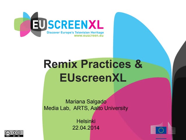 Remix Practices & EUscreenXL