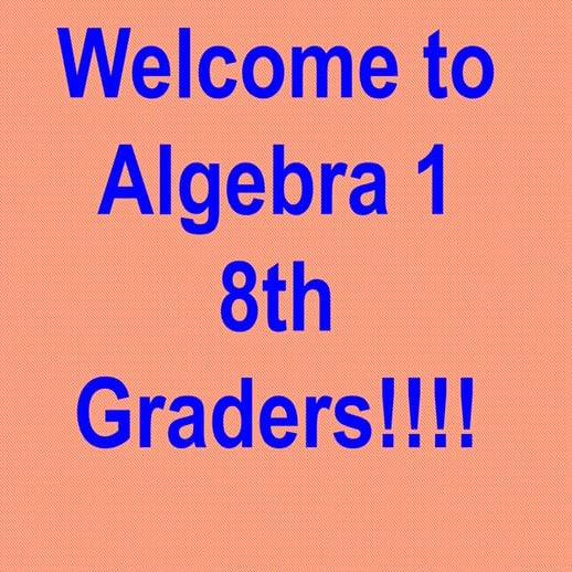 1st day algebra