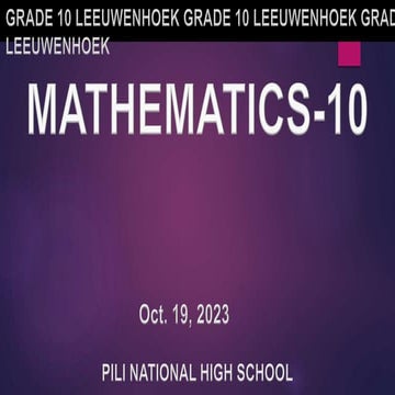 Lesson Plan for CO1 - '23.Math 10-Q1pptx