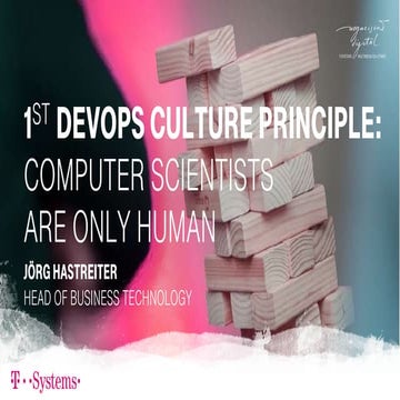 DevOps culture: Computer scientists are only human ... ;)