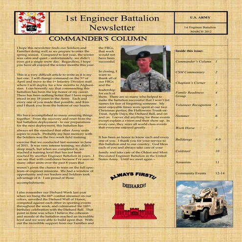 MARCH 2012 1 EN MONTHLY NEWSLETTER | PDF | Defense Industry | Industries