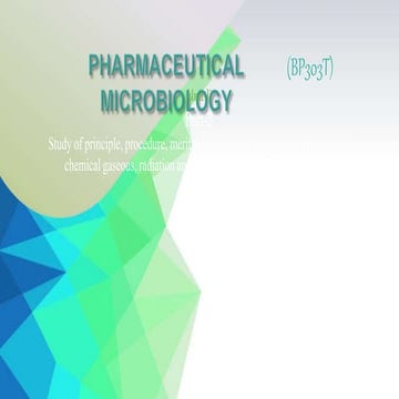 Study of principle, procedure, merits, demerits and applications of physical,...