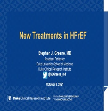 New Treatments in HFrEF