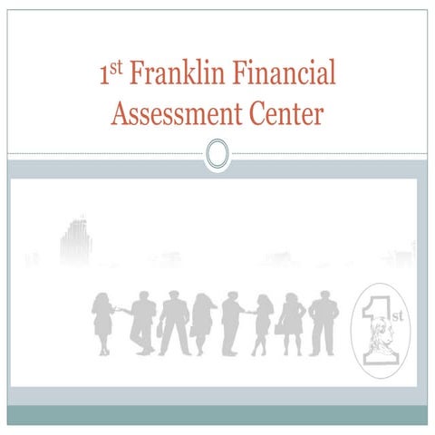 1st franklin financial assessment center 