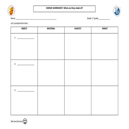 1ST GRADE. WHAT ARE THEY MADE OF_.docx