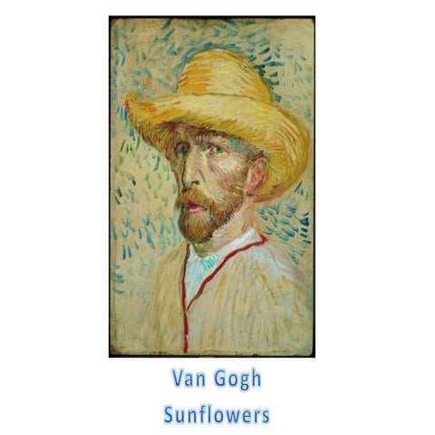 1st Grade Van Gogh Sunflowers