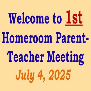1st Homeroom PTA Meeting @2025-2026.pptx