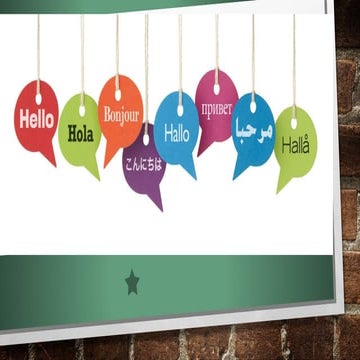 Firststlesson-language and society