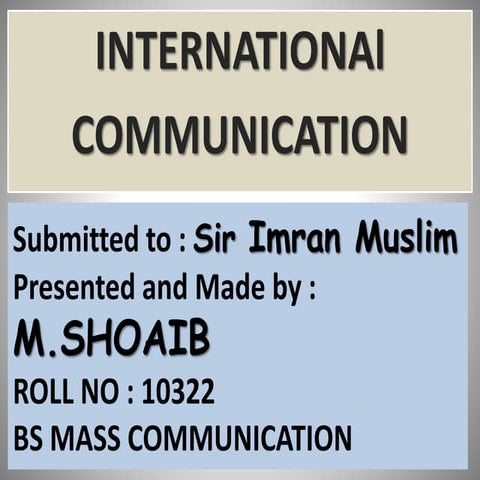 International Communication