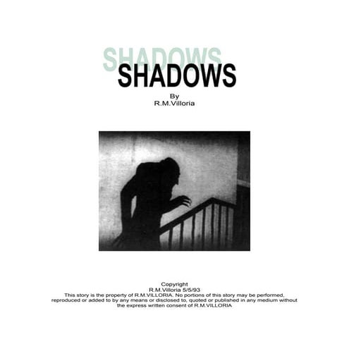 1 of the stories   "Shadows"