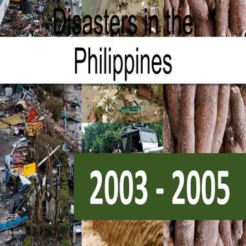 Disasters in the Philippines in 2002-2005