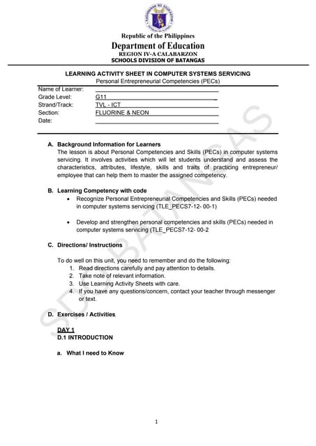 TLE ICT CSS 10 Cot lesson plan1 | PDF