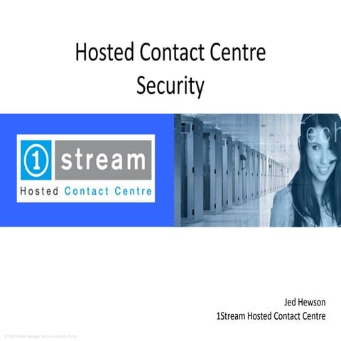 Hosted Contact Centre Security