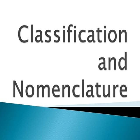 Classifiction and Nomenclature of Kingdoms of Life