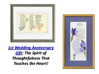 1st wedding anniversary gift