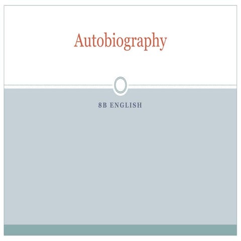 1 T1 W3 Autobio Intro JJ