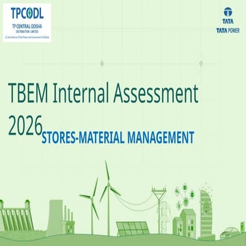 Comprehensive Internal Assessment of 2026STORES Material Management and ...