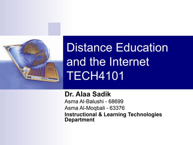 distance learning