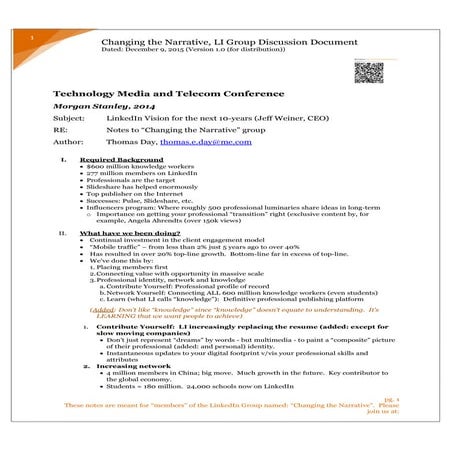 Technology media and telecom conference notes_linked_in_day